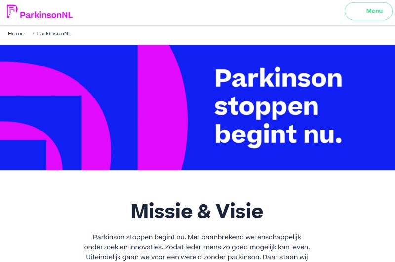 Seo audit Stichting Parkinson